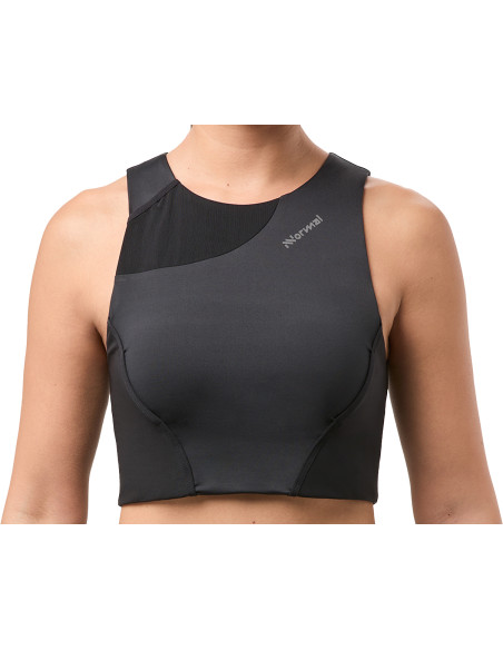 TRAIL CROPPED TOP W BLACK TRAIL CROPPED TOP W BLACK