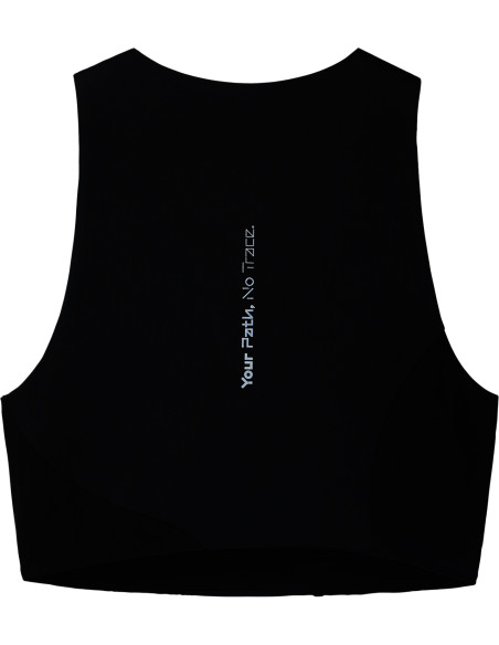 TRAIL CROPPED TOP W BLACK TRAIL CROPPED TOP W BLACK