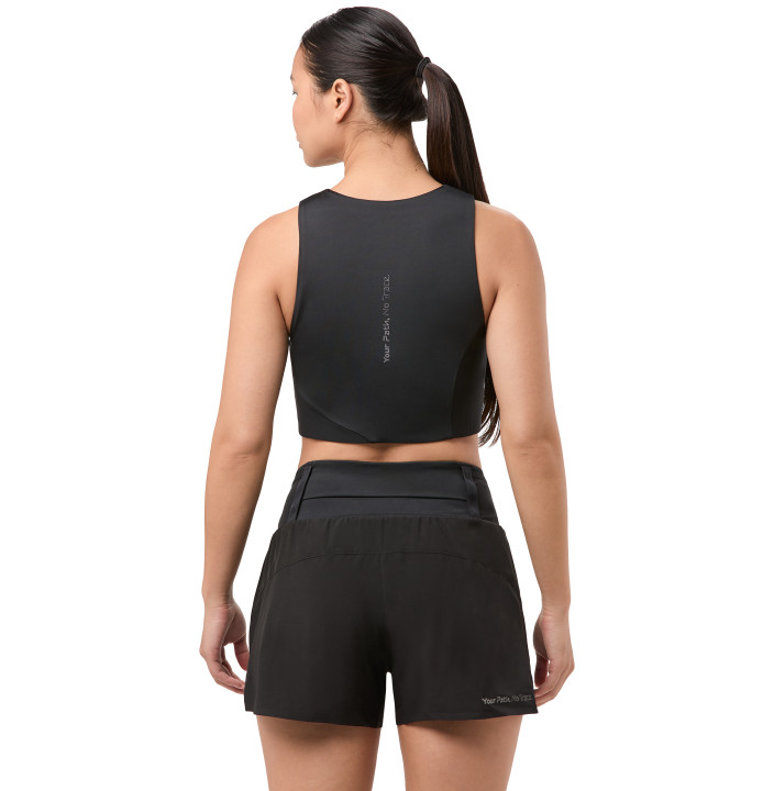 TRAIL CROPPED TOP W BLACK