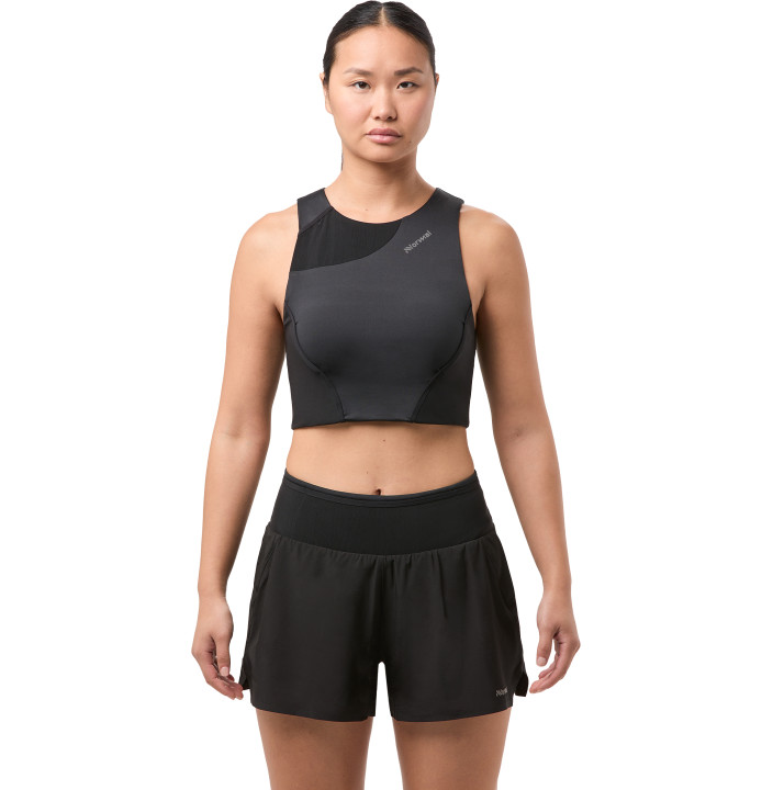 TRAIL CROPPED TOP W BLACK