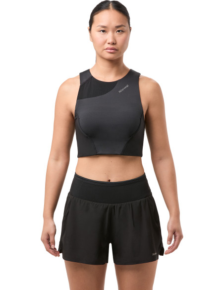 TRAIL CROPPED TOP W BLACK TRAIL CROPPED TOP W BLACK