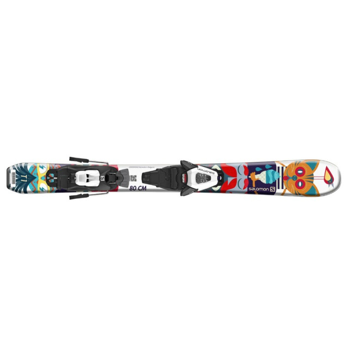 SKI SET L T1 JR XS + C5 GW J75 WHT MU 90