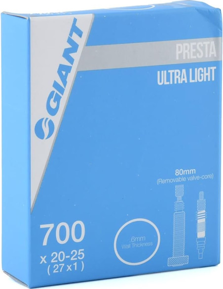 ULTRALIGHT 700X20-25 THREADED PV REM VALVE CORE - 80MM ULTRALIGHT 700X20-25 THREADED PV REM VALVE CORE - 80MM
