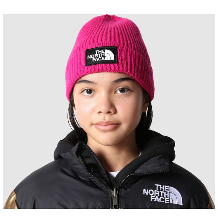 KIDS TNF BOX LOGO CUFFED BEANIE
