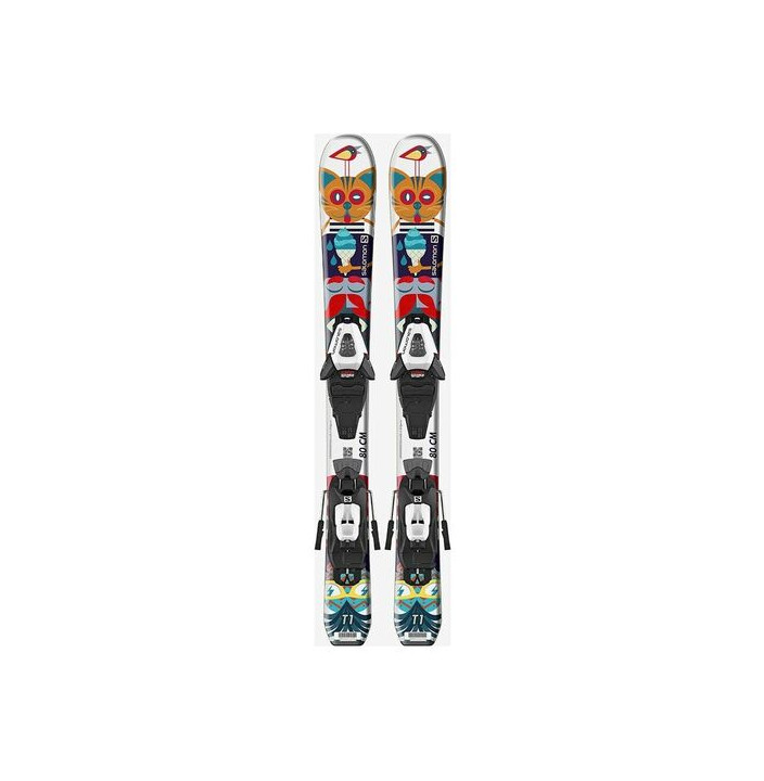 SKI SET L T1 JR XS + C5 GW J75 WHT MU 90