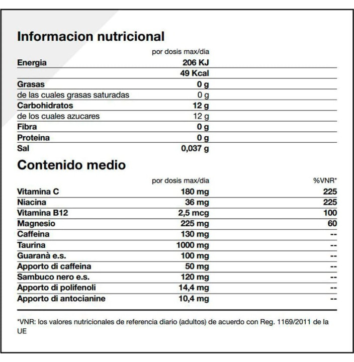 TOTAL ENERGY SHOT - 60ML