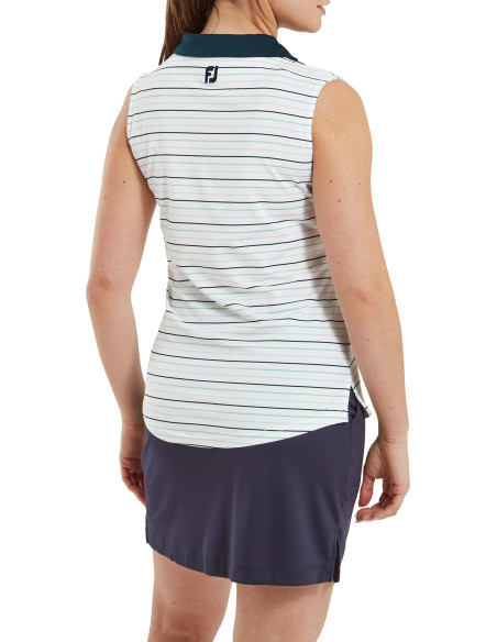 SLEEVELESS STRIPED LISLE SLEEVELESS STRIPED LISLE