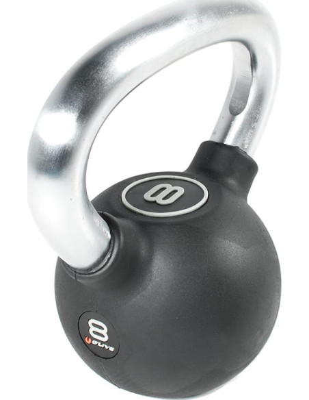 KETTLEBELL DE GOMA O'LIVE 8 KG