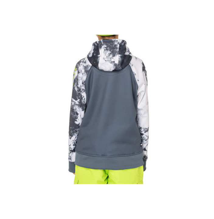 BOYS BONDED FLC PULLOVER HOODY