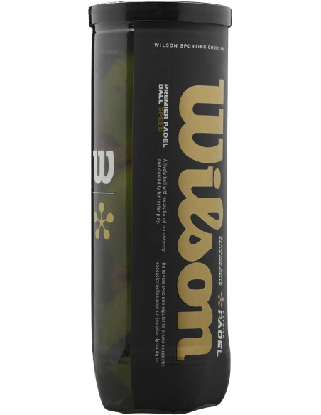 PREMIER PADEL SPEED 3 BALL CAN Yellow