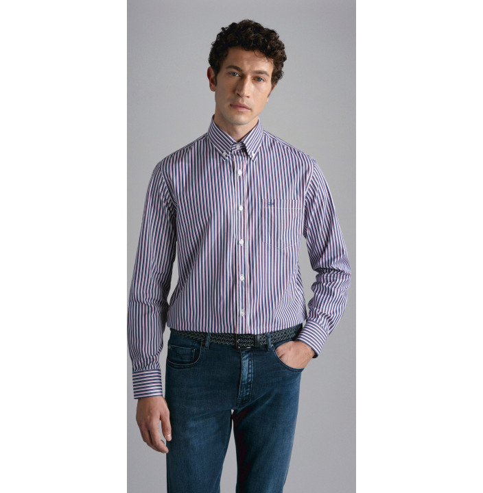 CAMICIA IN POPELINE DI COTONE SOFT TOUCH