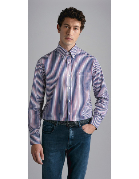 CAMICIA IN POPELINE DI COTONE SOFT TOUCH
