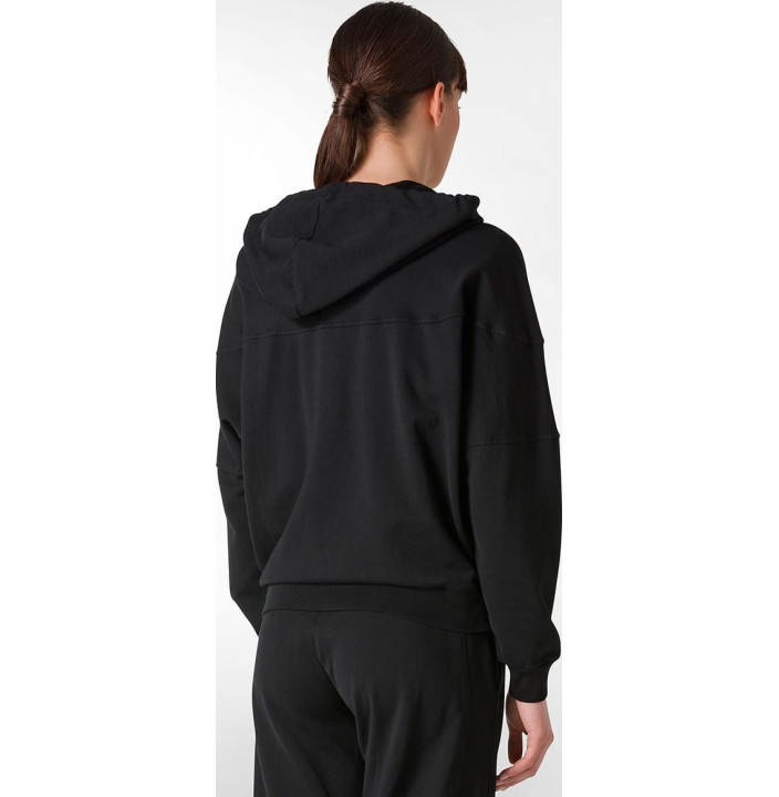 FELPA ZIP E CAPPUCCIO