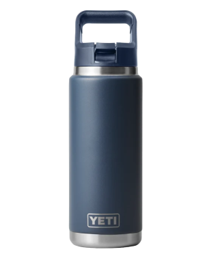 RAMBLER 26OZ COLOUR STRAW BOTTLE.