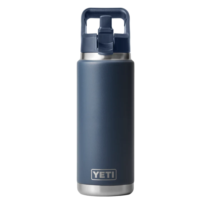 RAMBLER 26OZ COLOUR STRAW BOTTLE.