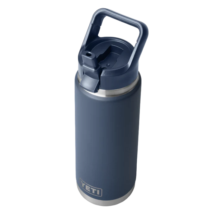 RAMBLER 26OZ COLOUR STRAW BOTTLE.