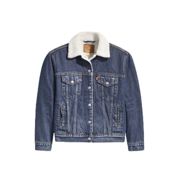 EX-BOYFRIEND SHERPA TRUCKER JACKET