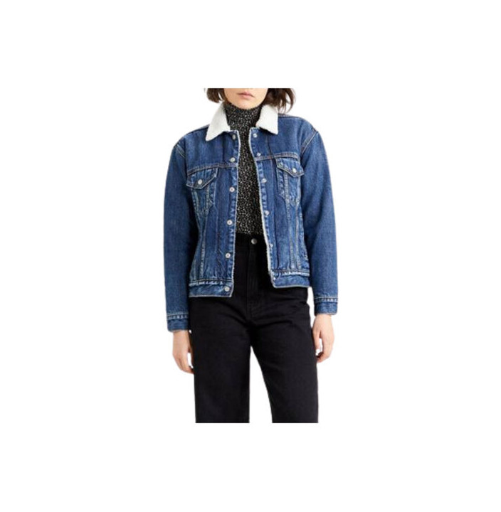 EX-BOYFRIEND SHERPA TRUCKER JACKET