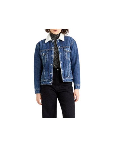 EX-BOYFRIEND SHERPA TRUCKER JACKET
