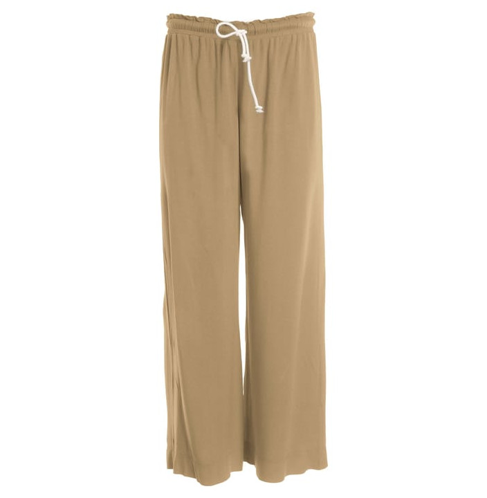 CREPE CROP PANTS