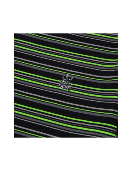 CROWN STRIPE S S KNIT TOP