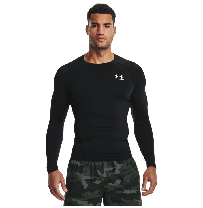 UA HG ARMOUR COMP LS-GRN