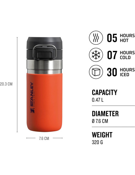 BOTE TERMO AGUA 0,47L