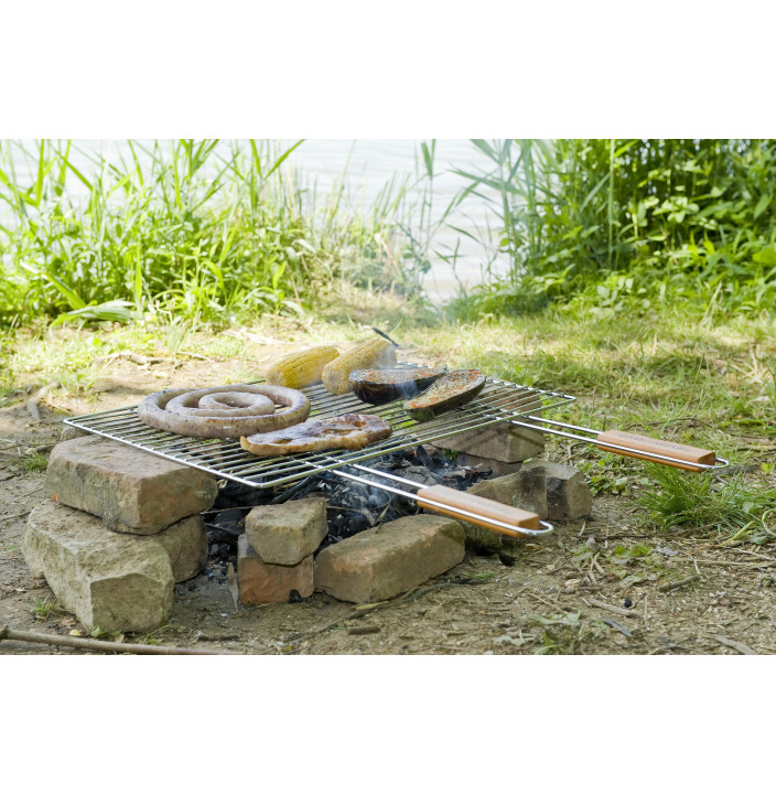 PARRILLA GRANDE, SIMPLE, RECTANGULAR  67 X 40 CM 