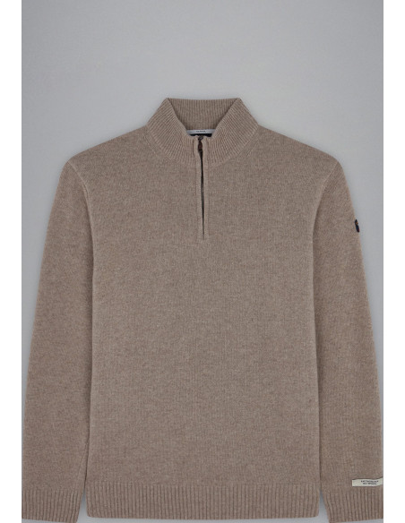 MEN'S ZIPPED PULLOVER    