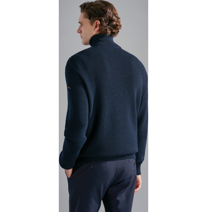 MEN'S ZIPPED PULLOVER
