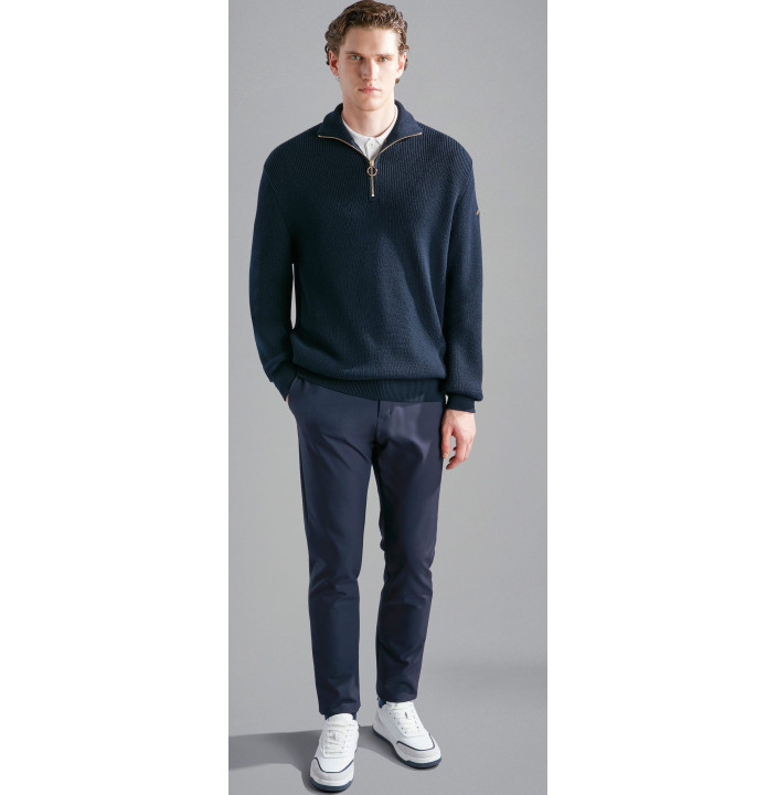 MEN'S ZIPPED PULLOVER