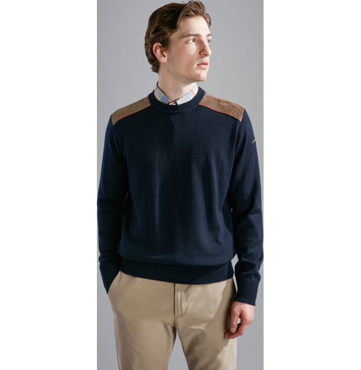 PULL RAS DU COU EN LAINE                                    