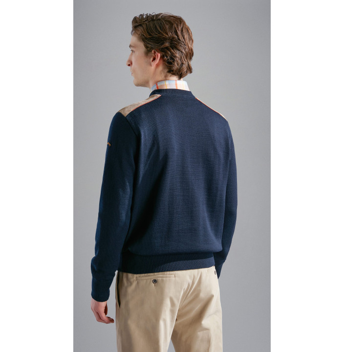 PULL RAS DU COU EN LAINE                                    