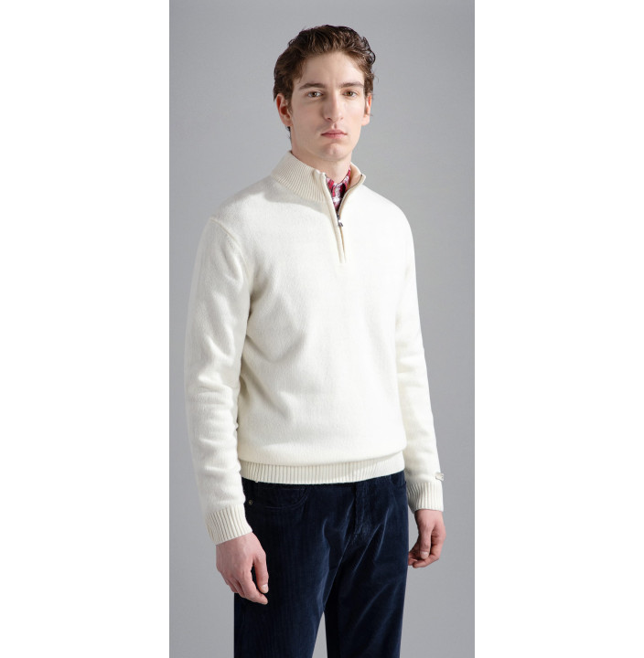 MEN'S ZIPPED PULLOVER    