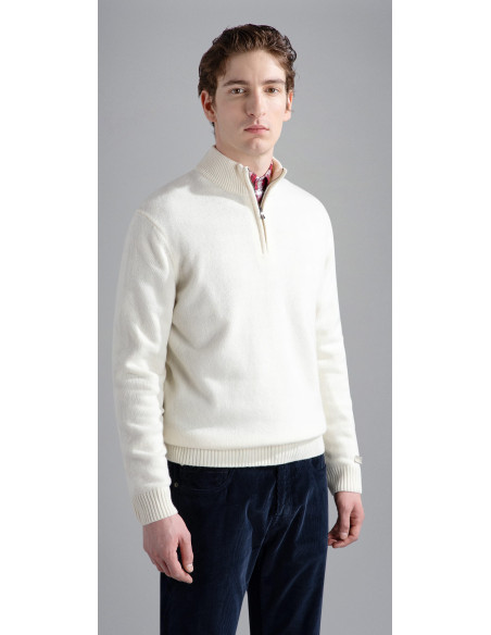 MEN'S ZIPPED PULLOVER    