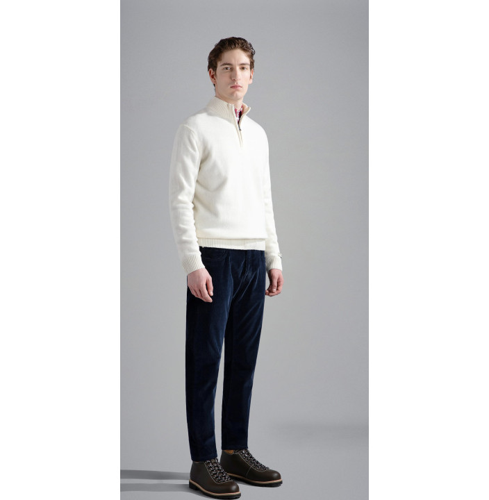 MEN'S ZIPPED PULLOVER    