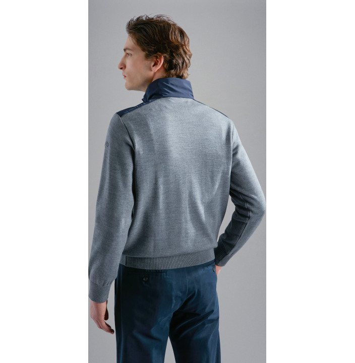 MEN'S ZIPPED PULLOVER