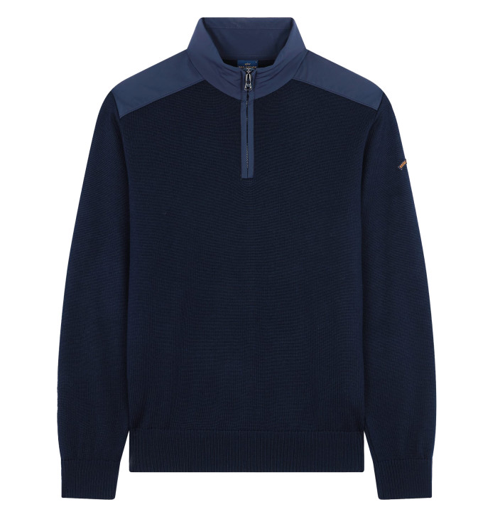 MEN'S ZIPPED PULLOVER    
