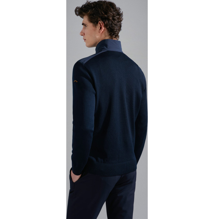 MEN'S ZIPPED PULLOVER    