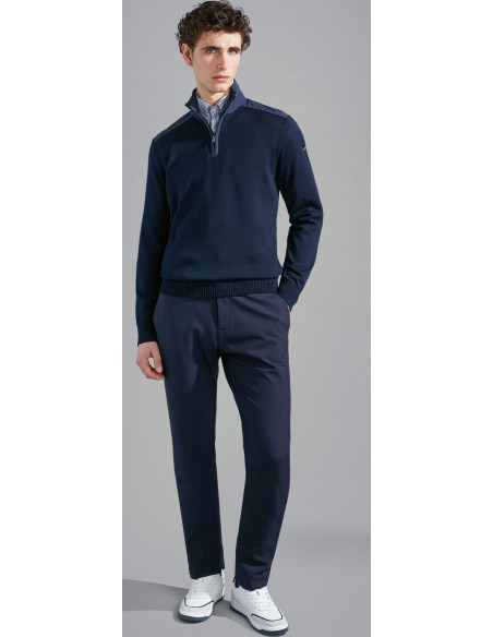 MEN'S ZIPPED PULLOVER    