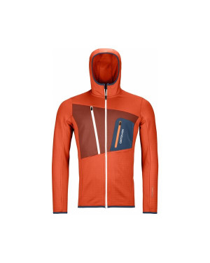 FLEECE GRID HOODY M