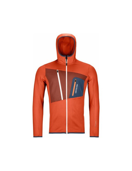 FLEECE GRID HOODY M