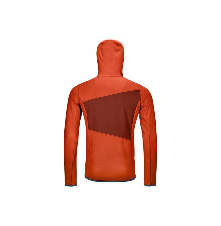 FLEECE GRID HOODY M