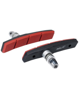 XLC BS-V12 SET 4 ZAPATAS VBRAKE 80MM NEGRO ROJO