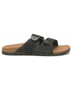 LOWDOWN LEATHER SLIDE