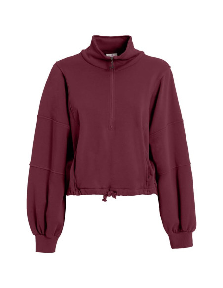 ZIP-UP BALLOON COMFORT SWEATSHIRT