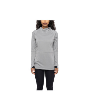 WOMEN MISSION GRID FLEECE HOODY