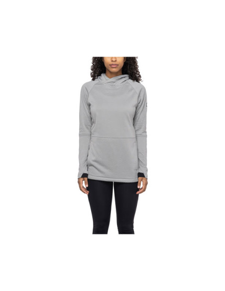 WOMEN MISSION GRID FLEECE HOODY