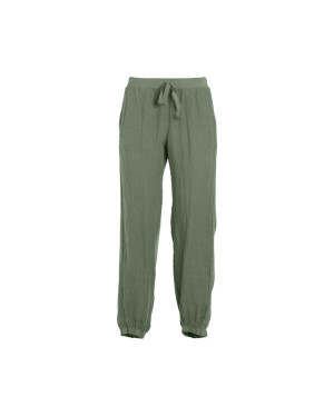 MIXED LINEN SWEATPANTS