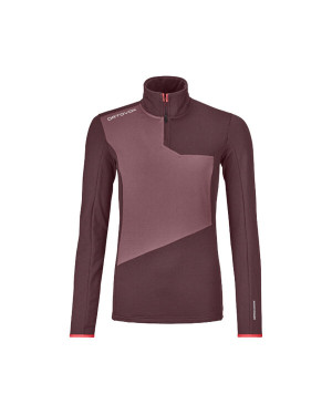 FLEECE LIGHT ZIP NECK W